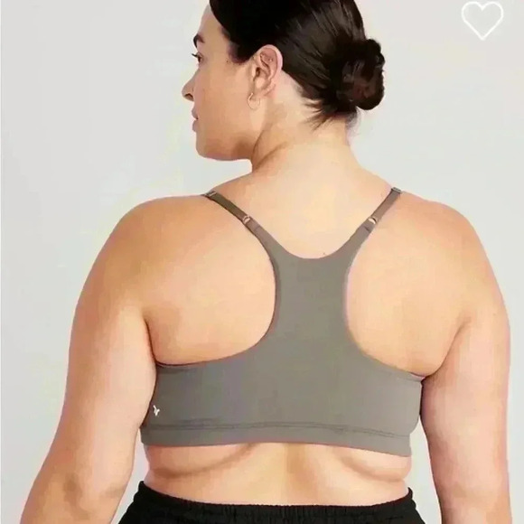 OLD NAVY Purplish/Gray Powerlite Low Impact Sports Bra size XXL - Picture 2 of 9